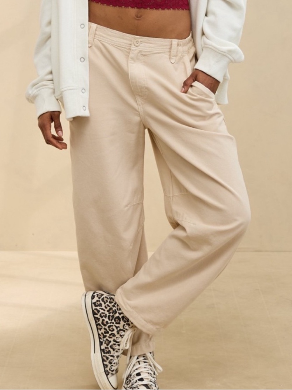 Aerie barrel chino Pants